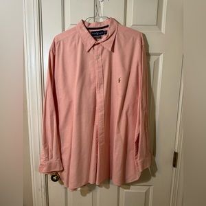 Polo by Ralph Lauren long sleeve 3XL dress shirt with full color embroidery